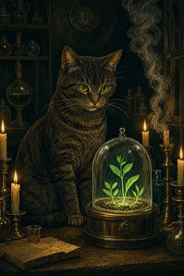 Императрица — Кот у тёплого инкубатора