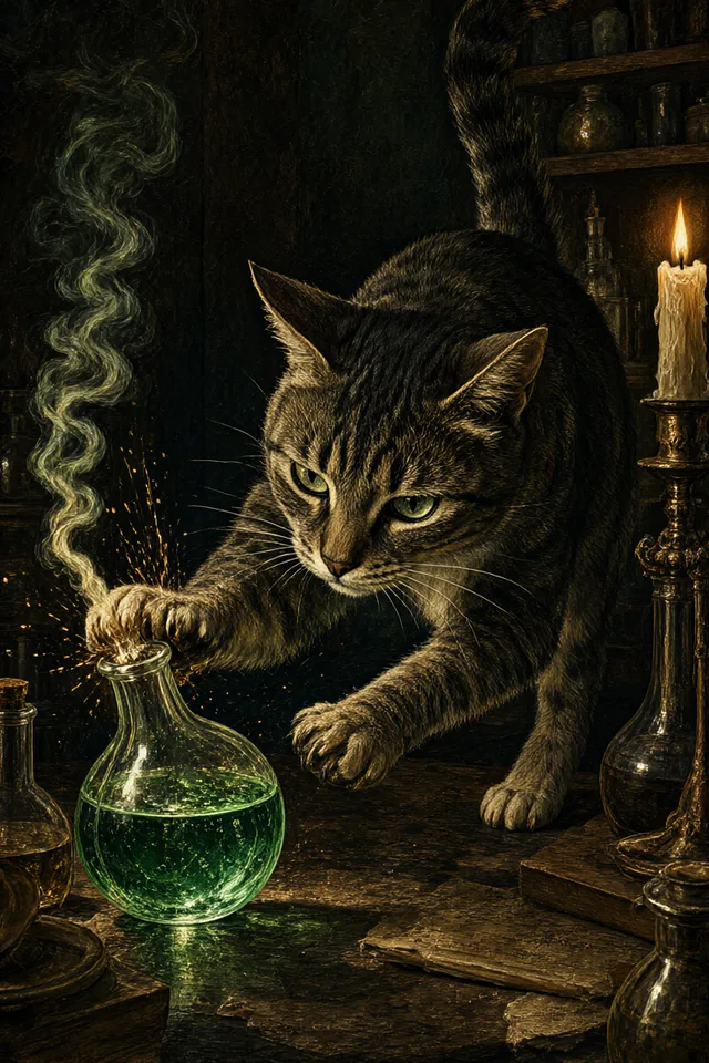 Шут — Кот, сливший первый раствор