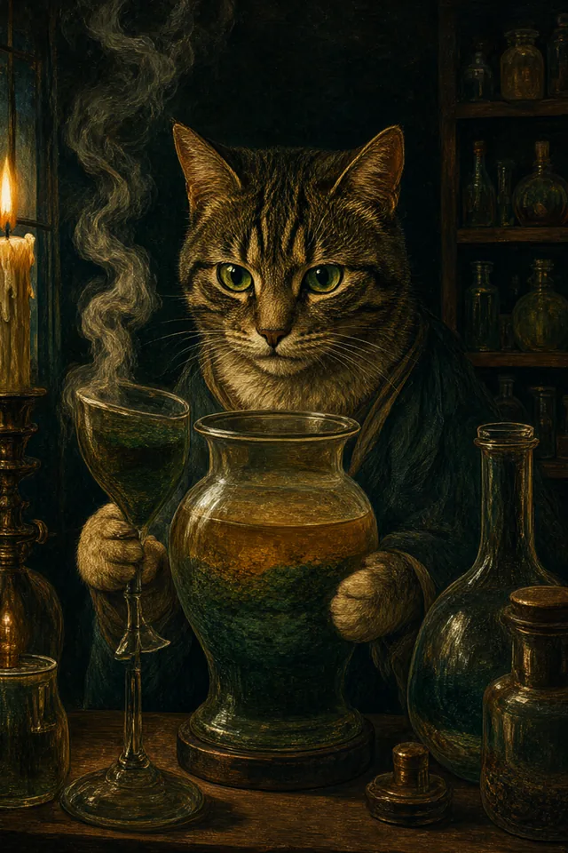 Жрица — Кот, читающий осадок