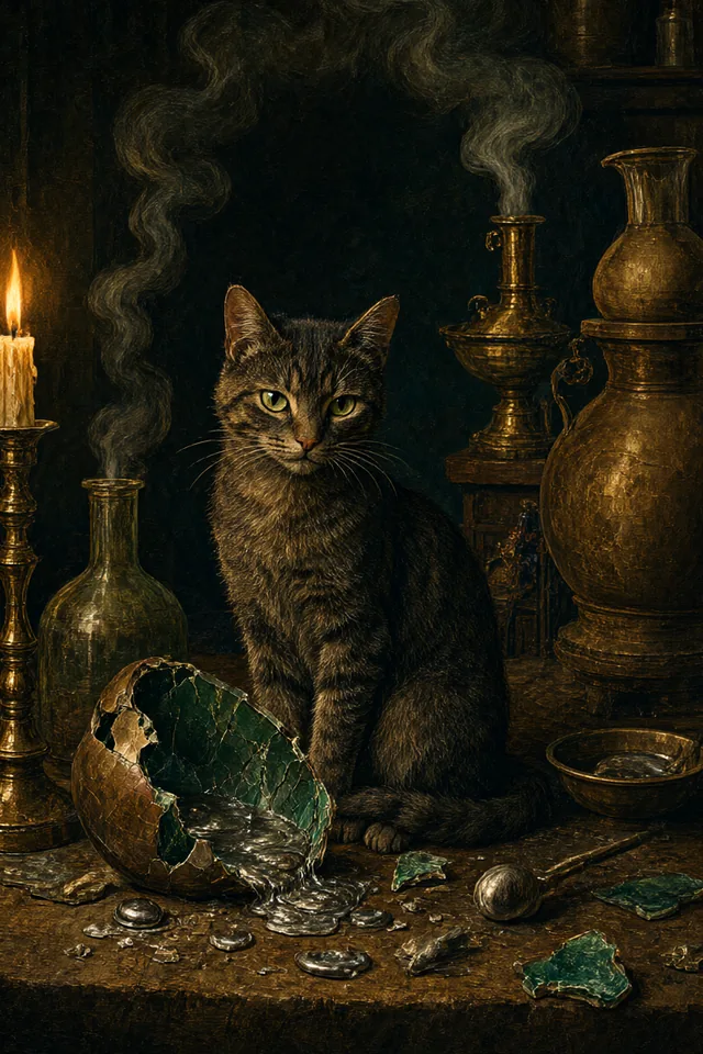 Башня — Кот среди осколков реторты
