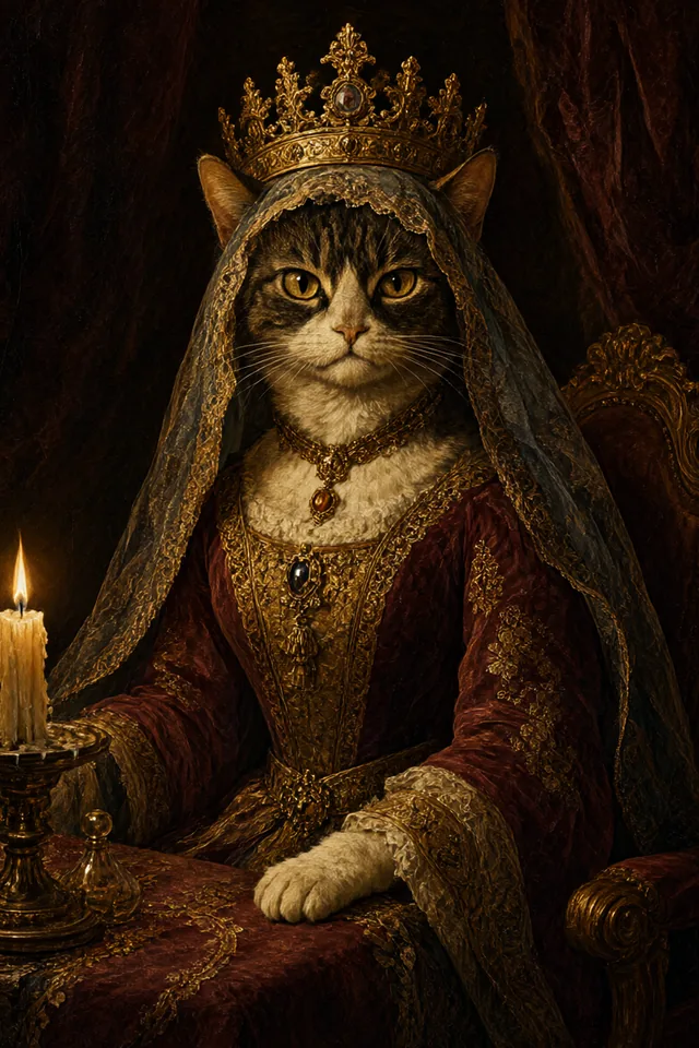 Жрица — Кошка, знающая ответ и молчащая