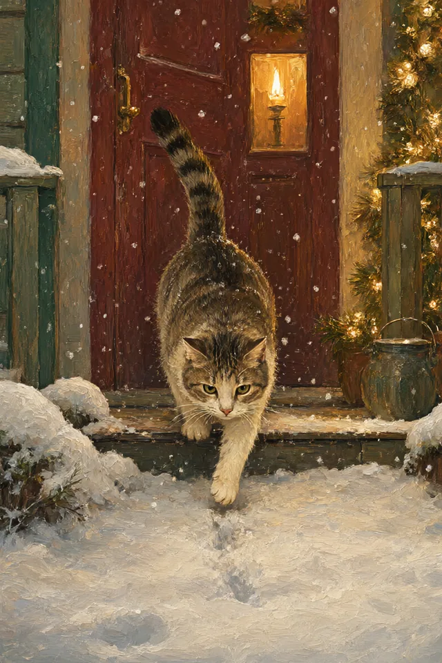 Шут — Кот, шагнувший в сугроб