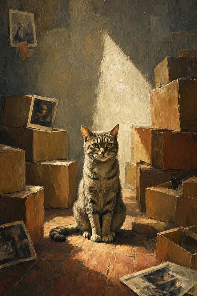 Отшельник — Ушедший жить на чердак кот