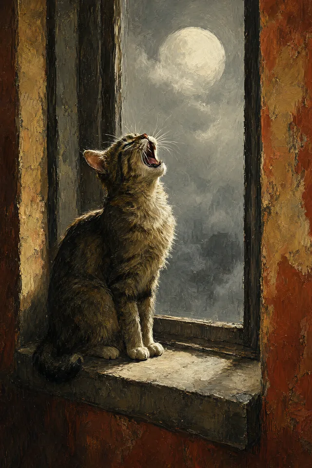 Луна — Кот, воющий на луну из подвала